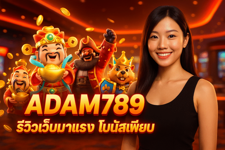 ADAM789 รีวิวเว็บมาแรง โบนัสเพียบ