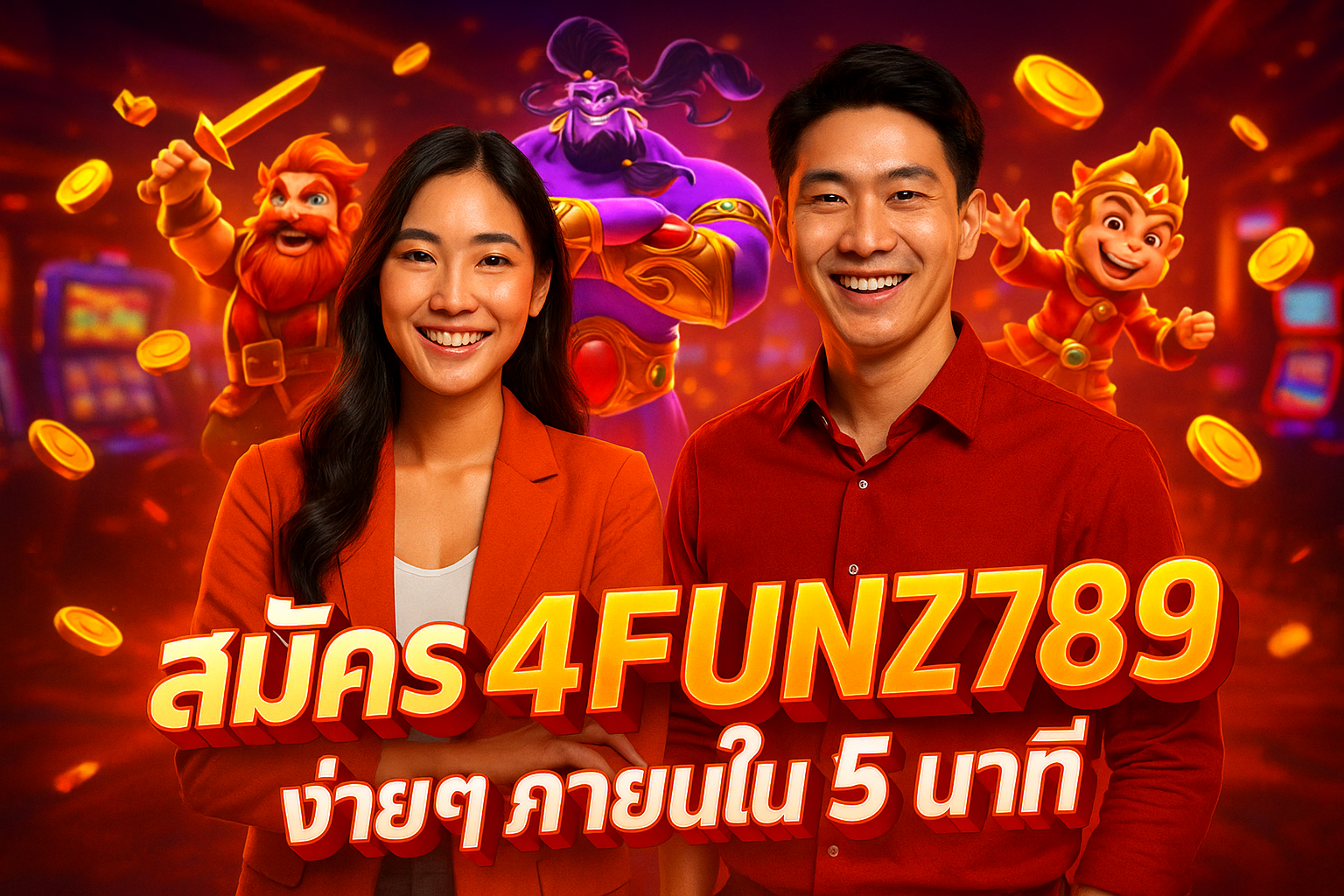สมัคร 4FUNZ789 ง่าย ๆ ภายใน 5 นาที